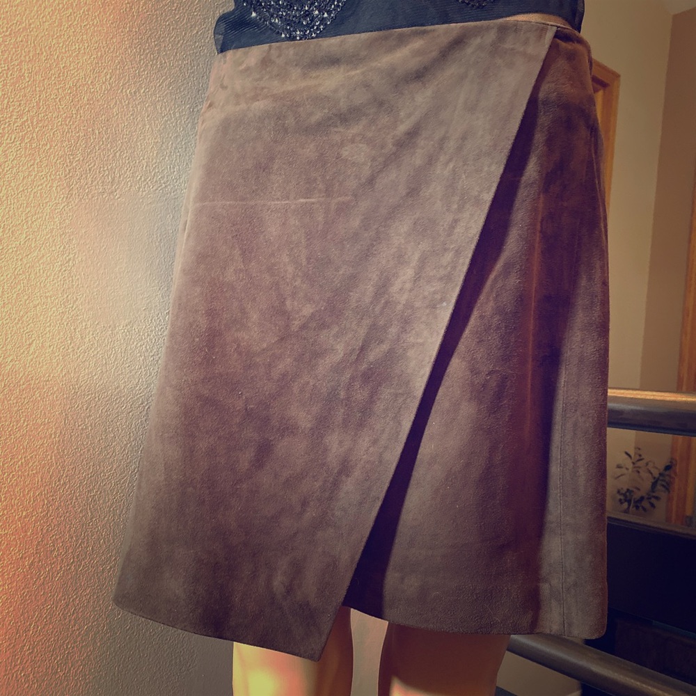 Vince soft leather size 6 skirt